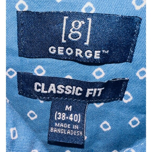 New George Men's Classic Fit Short Sleeve Button-Up Shirt - Picture 2 of 2